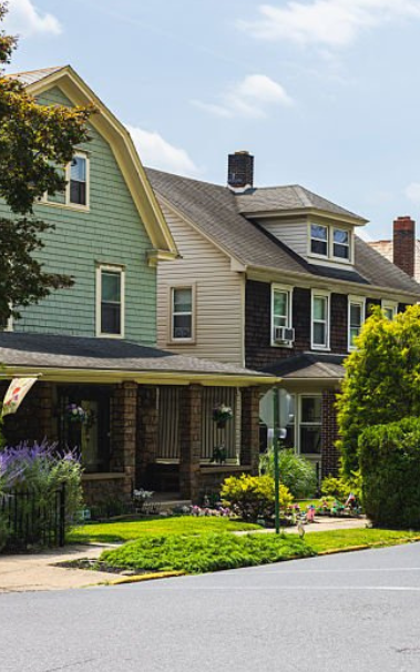 Residential neighborhood in PA